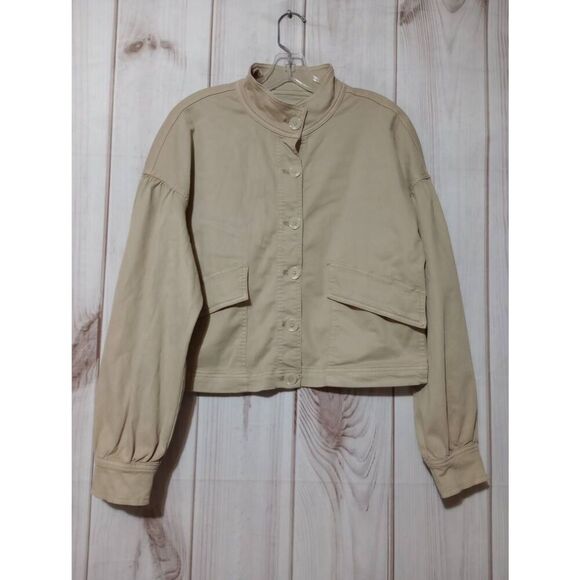 Sanctuary Jacket Ladies Small Tan Chino Light Weight - Picture 1 of 7